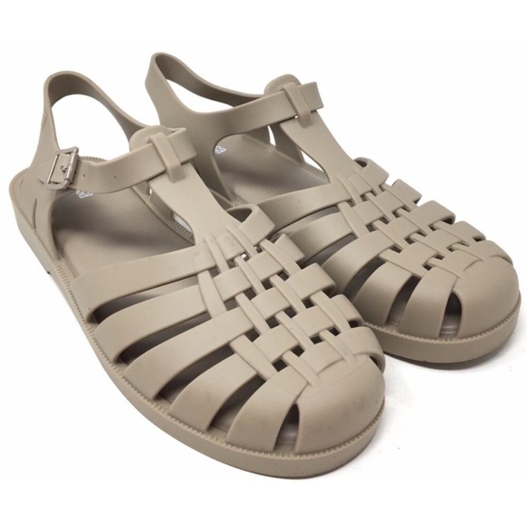 Melissa Shoes - 😀🍀🔥Melissa - Tan/Taupe Possession Scented Jelly Fisherman Sandals - 10